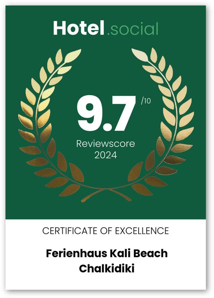 Ferienhaus Kali Beach Chalkidiki Nea Kallikrateia Esterno foto
